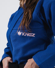 Lade das Bild in den Galerie-Viewer, Kimono BJJ (GI) Kingz Ballistische 3.0 Frauen - Blau