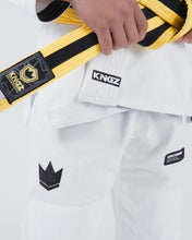 Carregar imagem no visualizador da galeria, Kimono BJJ (GI) Kingz Kore Youth 2.0. Branco com faixa branca