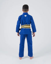 Carregar imagem no visualizador da galeria, Kimono BJJ (GI) Kingz Kore Youth 2.0. Azul com cinto branco