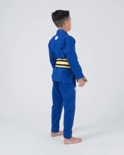 Carregar imagem no visualizador da galeria, Kimono BJJ (GI) Kingz Kore Youth 2.0. Azul com cinto branco