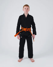 Carregar imagem no visualizador da galeria, Kimono BJJ (GI) Kingz Kore Youth 2.0. Preto com cinto branco