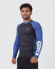 Charger l'image dans la galerie, Rashguard Kingz Ranked Performance V2 Long Sleeve - Bleu