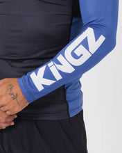 Charger l'image dans la galerie, Rashguard Kingz Ranked Performance V2 Long Sleeve - Bleu