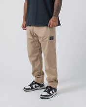 Load image into Gallery viewer, Kingz Casual Rip Stop Gi Pant- Khaki