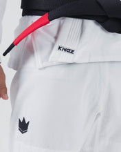Lade das Bild in den Galerie-Viewer, Kimono BJJ (GI) Kingz Kore V2-White-White-Gürtel enthalten