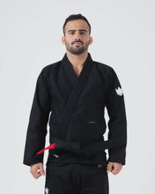 Lade das Bild in den Galerie-Viewer, Kimono BJJ (GI) Kingz Kore V2-Black-White-Gürtel enthalten