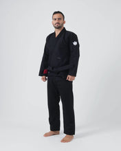 Lade das Bild in den Galerie-Viewer, Kimono BJJ (GI) Kingz Kore V2-Black-White-Gürtel enthalten