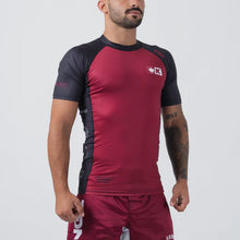 Cargar imagen en el visor de la galería, Rashguard Kingz Krown Short Sleeve- Granate
