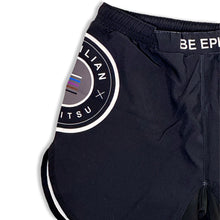 Load image into Gallery viewer, Epic Grappling Shorts 2.0 (Elastic Waistband) Matte Black