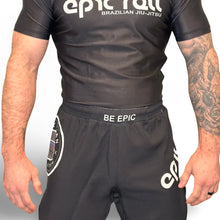 Load image into Gallery viewer, Epic Grappling Shorts 2.0 (Elastic Waistband) Matte Black