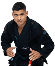 Lade das Bild in den Galerie-Viewer, Kimono BJJ (GI) Tatami Elements Superlite - Schwarz - weißer Gürtel enthalten