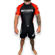 Load image into Gallery viewer, Mostly Peaceful Rash Guard