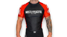 Load image into Gallery viewer, Mostly Peaceful Rash Guard