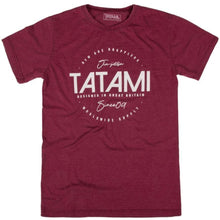 Cargar imagen en el visor de la galería, Tatami Worldwide Supply Washed T-Shirt- Burdeos - StockBJJ