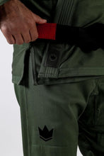 Lade das Bild in den Galerie-Viewer, Kimono Kingz Classic 3.0- Verde Militar - StockBJJ