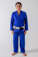 Carregar imagem no visualizador da galeria, Kimono BJJ (Gi) Kingz Kid´s The One Azul con cinturón blanco
