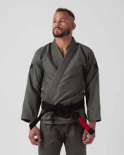 Lade das Bild in den Galerie-Viewer, Kimono BJJ (GI) Kingz der einmilitärische grün-weiße Gürtel eingeschlossen