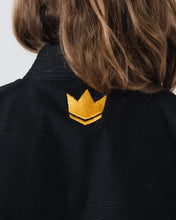 Lade das Bild in den Galerie-Viewer, Kimono Bjj (Gi) Kingz die eine Frauen - die Ausgabe -Negro