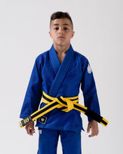 Lade das Bild in den Galerie-Viewer, Kimono BJJ (GI) Kingz Kid's Kore Blue mit weißem Gürtel