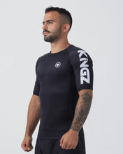 Load image into Gallery viewer, Rashguard Kingz Kore V2 Short Sleeve- Black