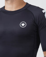 Load image into Gallery viewer, Rashguard Kingz Kore V2 Short Sleeve- Black