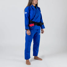 Cargar imagen en el visor de la galería, Kimono BJJ (Gi) Maeda Red Label 3.0 azul para mujer - CINTURÓN BLANCO INCLUIDO