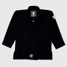 Lade das Bild in den Galerie-Viewer, Kimono BJJ (GI) Kingz Kid's Kore Black mit weißem Gürtel