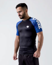 Cargar imagen en el visor de la galería, Rashguard Kingz Ranked Performance Short Sleeve - Azul