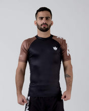 Charger l'image dans la galerie, Rashguard Kingz Classé Performance Short Sleeve - Brown