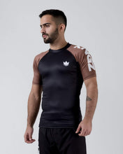 Charger l'image dans la galerie, Rashguard Kingz Classé Performance Short Sleeve - Brown