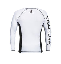 Carregar imagem no visualizador da galeria, 2022 Rashguard Moskova Training Top- Manga comprida-Branco