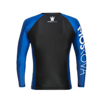 Load image into Gallery viewer, 2022 Rashguard Moskova Training Top-Manga- Black Blue