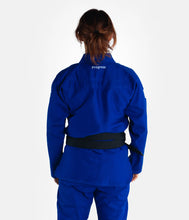 Charger l&#39;image dans la galerie, Kimono BJJ (GI) Progrès de l&#39;Académie féminine - Blue-White Belt inclus
