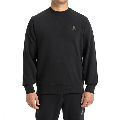 Crew Neck Sweatshirt Black Army Green