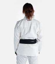Carregar imagem no visualizador da galeria, Kimono BJJ (GI) Progride a Academia das Mulheres - Crinheira Branca incluída
