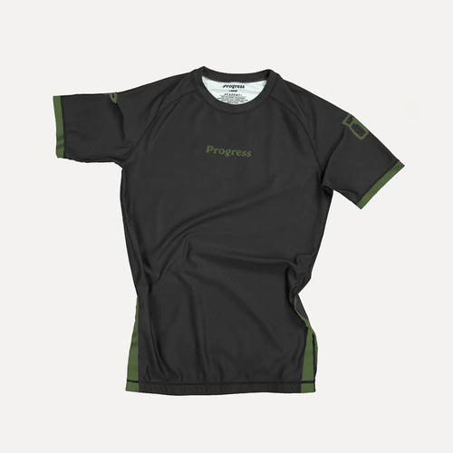 Progress Academy + Rashguard - Black court