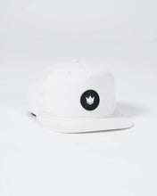 Load image into Gallery viewer, Crown Patch 5-Panel Strapback Hat - Natural
