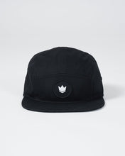 Load image into Gallery viewer, Crown Patch Strapback Hat - Black
