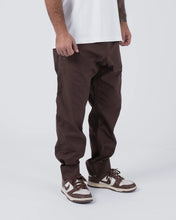 Load image into Gallery viewer, Kingz Casual Rip Stop Gi Pant- Brown
