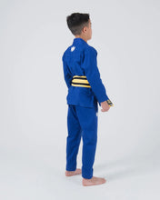 Carregar imagem no visualizador da galeria, Kimono BJJ (GI) Kingz Kore Youth 2.0. Azul com cinto branco
