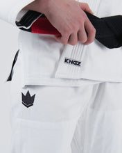 Charger l&#39;image dans la galerie, Kimono BJJ (GI) Kingz Kore V2 Women&#39;s -Blanco - Belth
