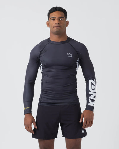 Rashguard Kingz Ranked Performance V2 Long Sleeve - Negro