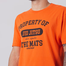 Carregar imagem no visualizador da galeria, Propriedade da República de Choke da camiseta BJJ-Orange
