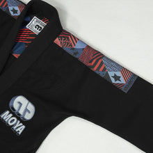 Load image into Gallery viewer, Kimono BJJ (Gi) Moya Brand Stars &amp; Stripes- Black

