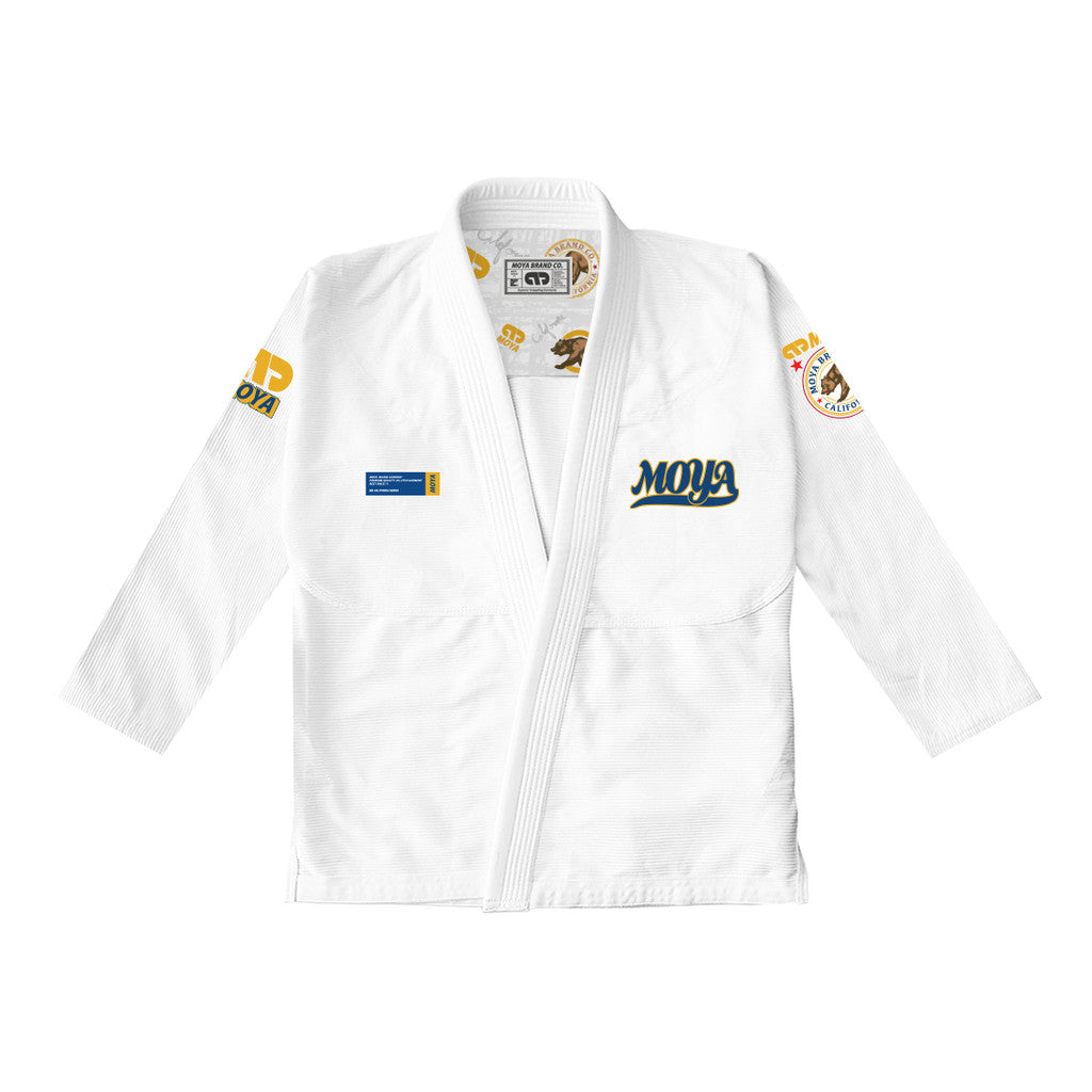 Kimono BJJ (Gi) Moya Brand California- Weiss