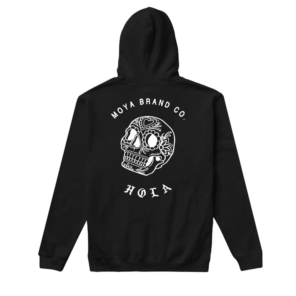 Hola Elvia Hoodie- Negro