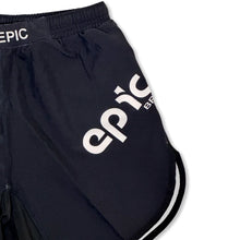 Cargar imagen en el visor de la galería, Epic Grappling Shorts 2.0 (Elastic Waistband) Matte Black
