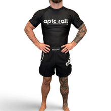 Cargar imagen en el visor de la galería, Epic Grappling Shorts 2.0 (Elastic Waistband) Matte Black
