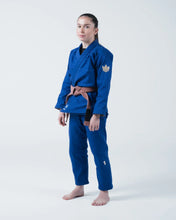 Carregar imagem no visualizador da galeria, Kimono de Jiu-Jitsu (Gi) Kingz The One V2 Mulher - Azul
