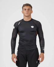 Cargar imagen en el visor de la galería, Rashguard Kingz Ranked Performance V3 Long Sleeve - Marrón

